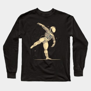 Astronaut Dancing In Space Long Sleeve T-Shirt